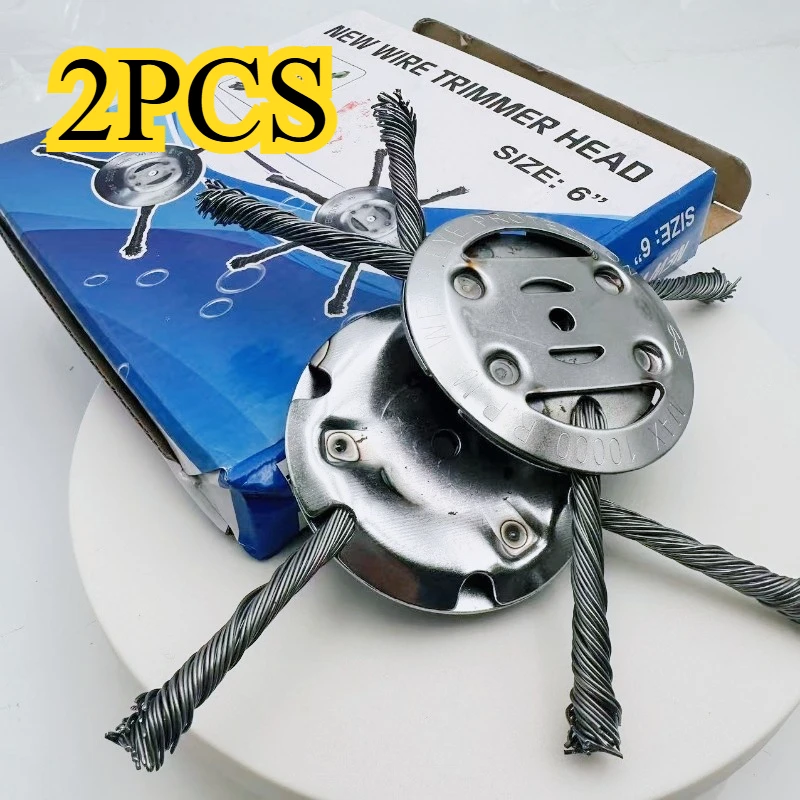 

2 шт., универсальная литиевая головка газонокосилки с 3/6 зубьями, триммер для травы, кусторез, головка для удаления сорняков, детали электроинструмента для дома, садовые инструменты