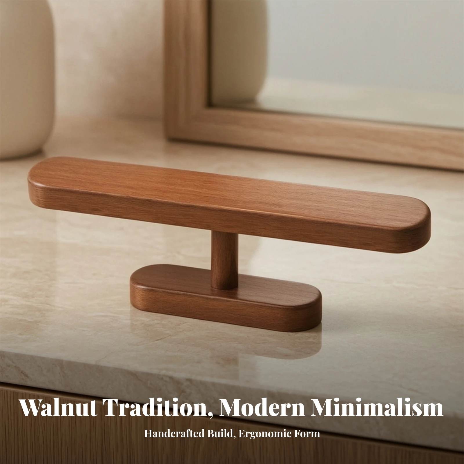 Watch Display Rack Wooden Bracelet Holder Jewelry Display Bar Sturdy Safe for Dresser, Dressing Table
