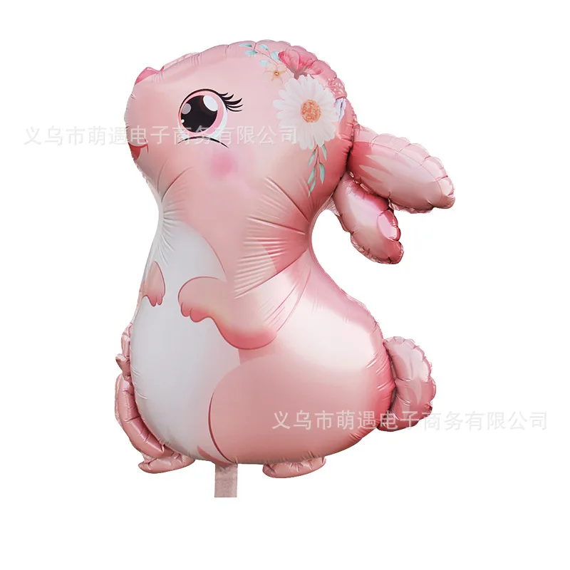 New Cartoon Shape Sunseeker Moon Rabbit Aluminum Film Ball Birthday Party Celebration Decoration Balloon