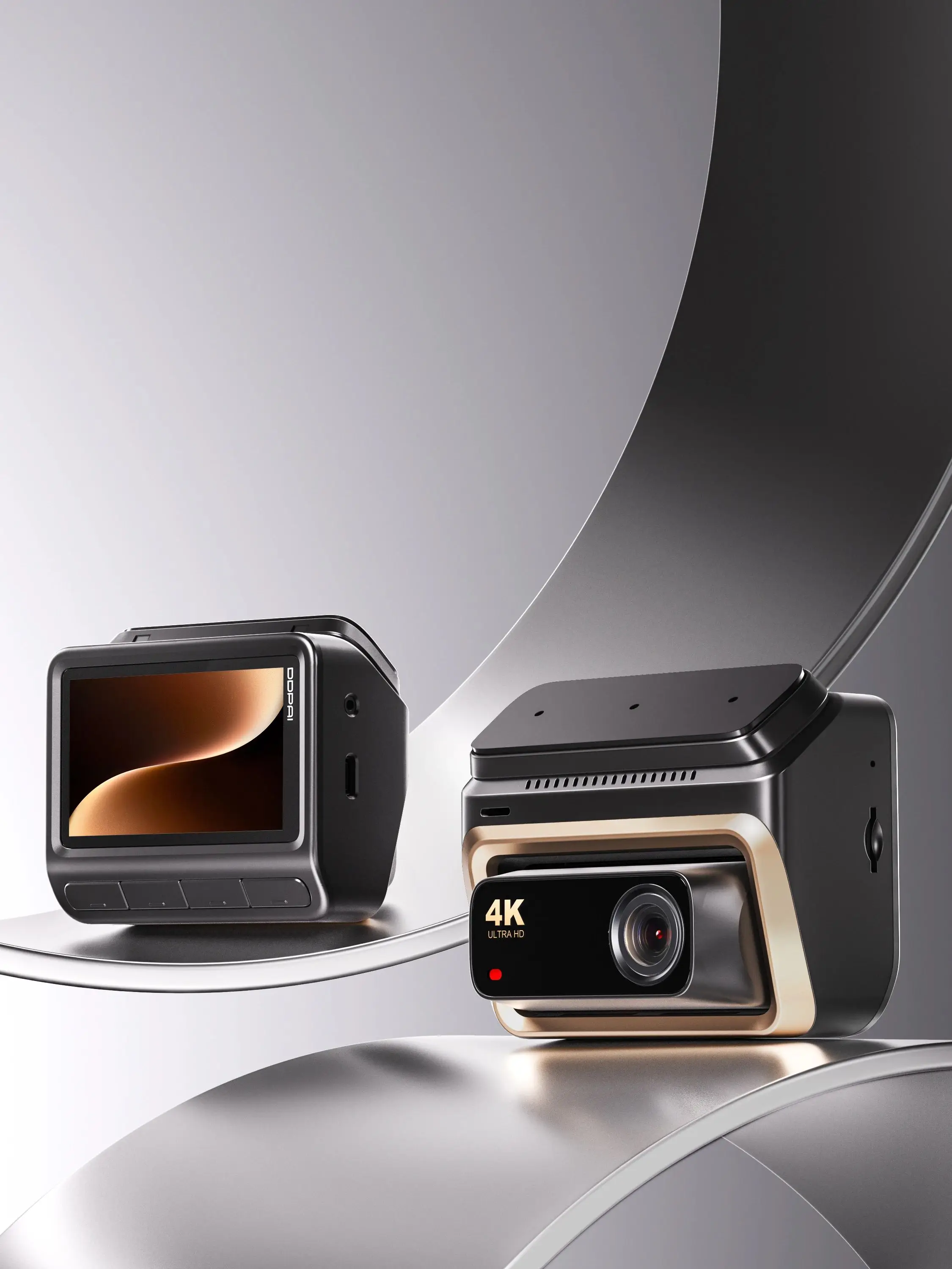 【Magazyn PL】Kamera samochodowa DDPAI 4K Z60 Pro z obsługą kamery tylnego i wewnętrznej, czujnik SONY, Wi-Fi 5GHz, ADAS, GPS, 4G, rejestrator samochodowy — zdjęcie 2