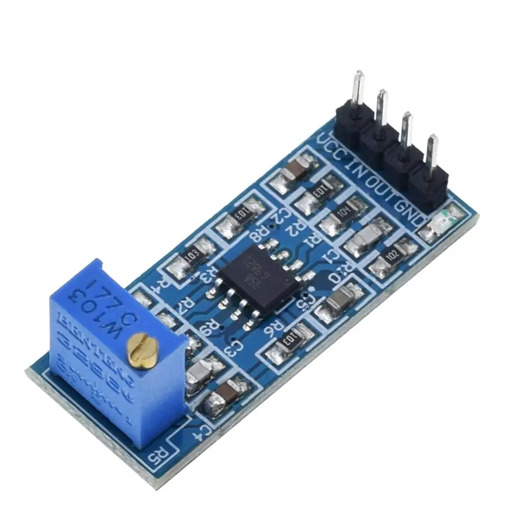 TZT LM358 100 Times Gain Signal Amplification Amplifier Operational Amplifier Module 5V-12V Hot Sale