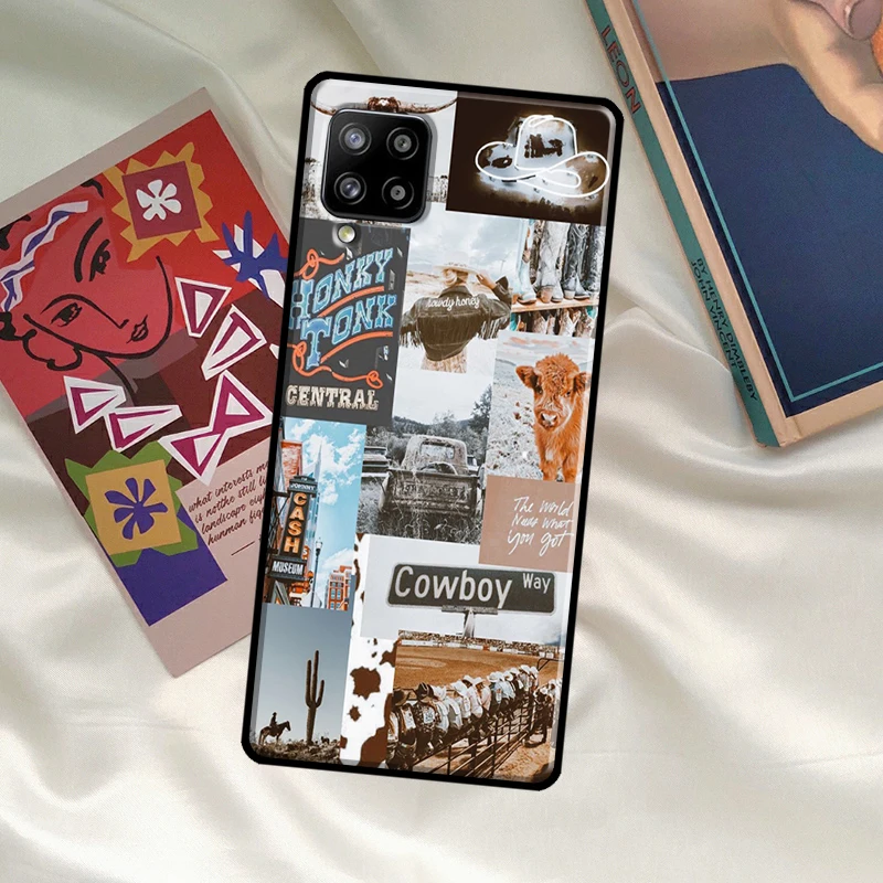 Cowboy Cowgirl Western Case For Samsung Galaxy A52 A32 A12 A51 A71 A53 A33 A23 A13 A52S A14 A34 A54 A50 A70 Cover