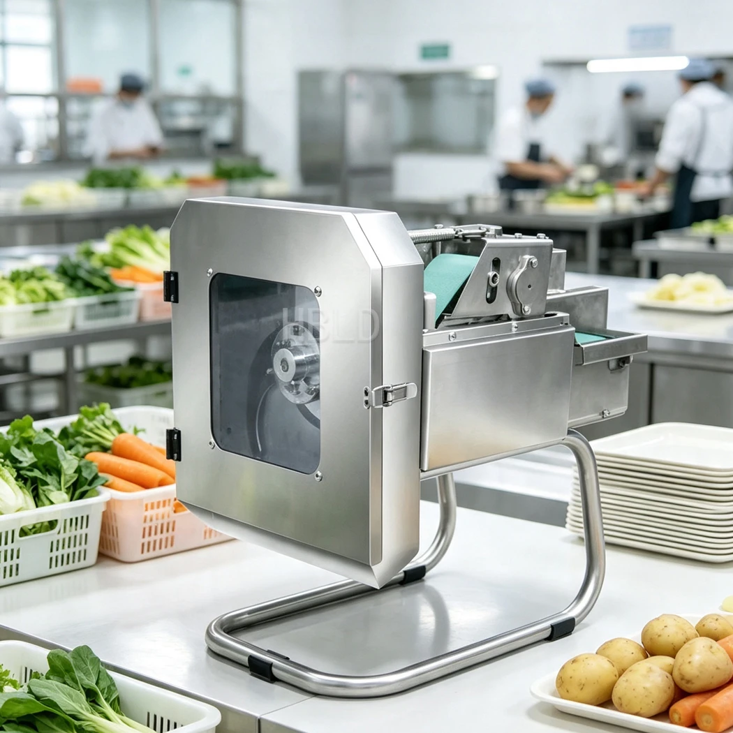 HBLD Commercial Food Processor, Electric Vegetable Cutter 220/110V Optional Voltage for Vegetable Dices and Minced Meat