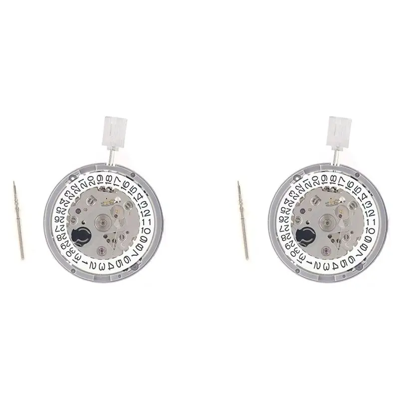 

4X NH35 NH35A Movement High Accuracy Mechanical Watch Movement Date At 3 Datewheel 24 Jewels Automatic Self-Winding Multi-Purpos