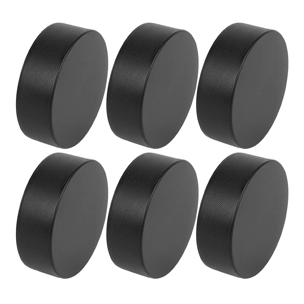 6 Pcs Hockey Training Supplies Puck Classic Toy Accessory Practicing Fitness Ice Race Sports