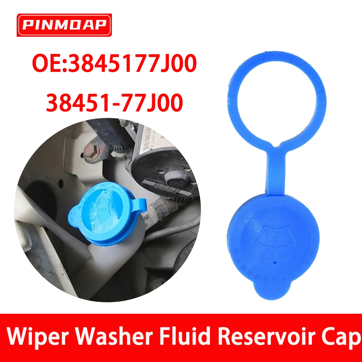 Auto Scheibenwischer Waschflüssigkeit Reservoir Tankdeckel Anwendbar Für Suzuki Swift MK1 MK2 2004-2017 3845177J00 38451 77J00