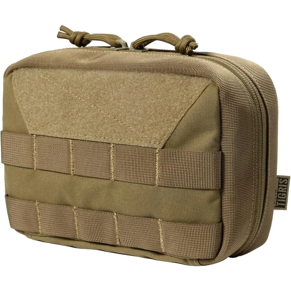 MOLLE Pouch, Tactical Admin Pouch Belt EDC Tool Organizer Zippered Utility Waist Pack 8