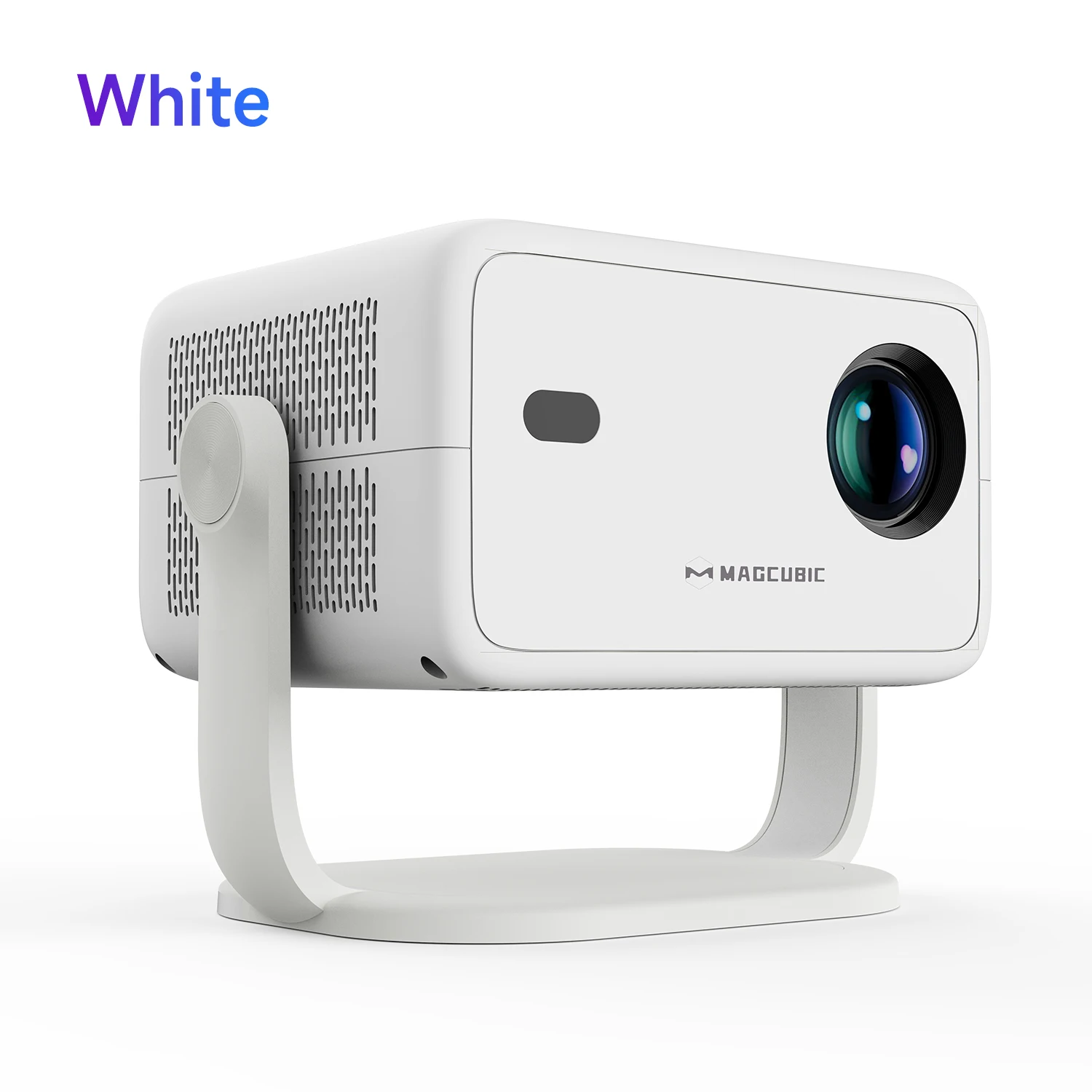 Magcubic 8K Android 14 Projector L018 650 ANSI Lumen Autofocus & Keystone 1080P 360° °   Draaibare Wifi6 BT5.4 Draagbare Buiten Airmouse voor films