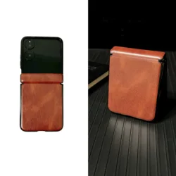 Luxury Faux Leather Hinge Case For Xiaomi MIX Flip MIXFlip Case Folding Shockproof Protective Hard Cover Accessories Funda