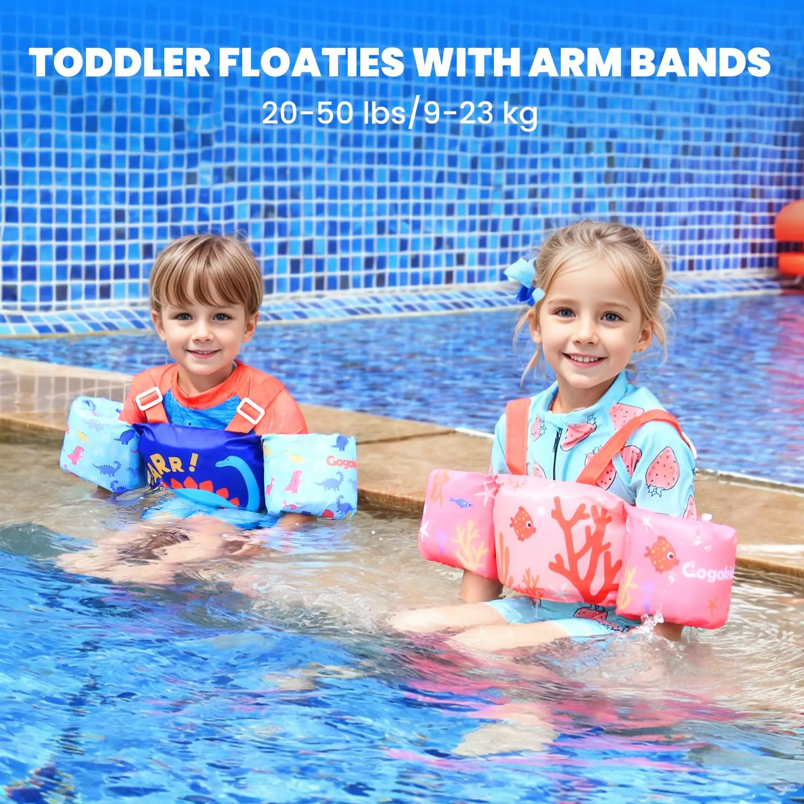 Baby Swimming Floating Arm Sleeve Safety Swimming Training Pool Float Arm Vest Infant Vest Swimming Equipment Armbands Life Vest