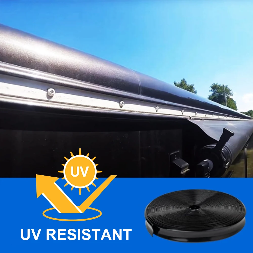 RV Decorative Strip Guide Corner Molding Trailer Accessories Camper Van Accessory Pvc Trim Exterior Screw Cover Insert