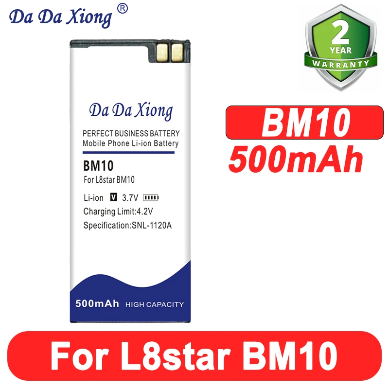 بطارية 500 مللي أمبير في الساعة للهاتف المحمول بلوتوث L8star BM10 #1