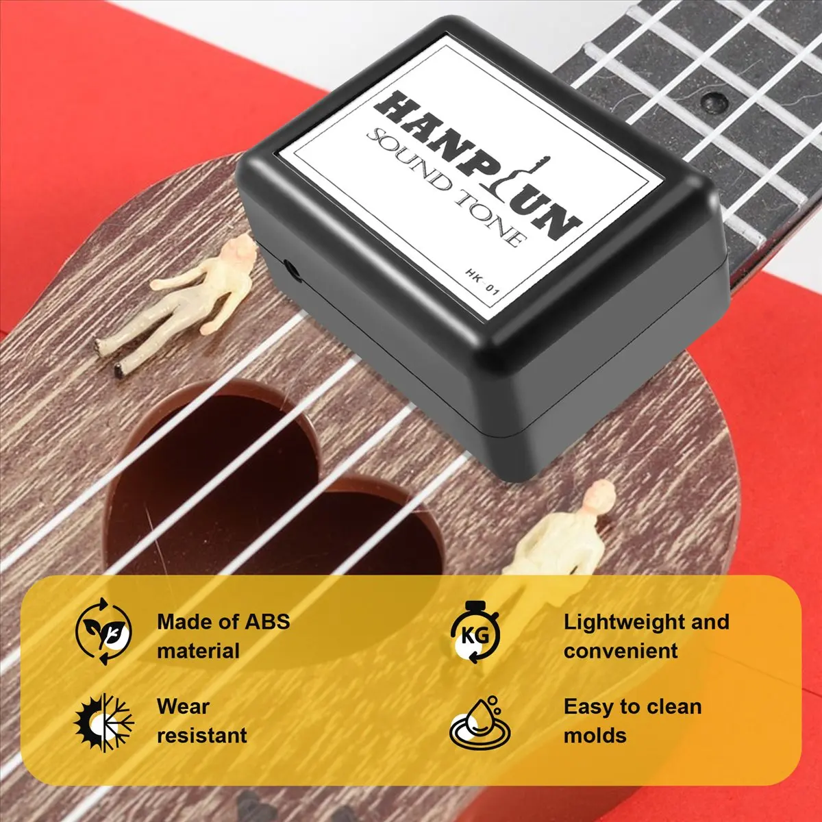 

TUREBG Guitar Tone Completer Sound Opener: Имитатор вибрации гитары для полного раскрытия звукового потенциала HK-01