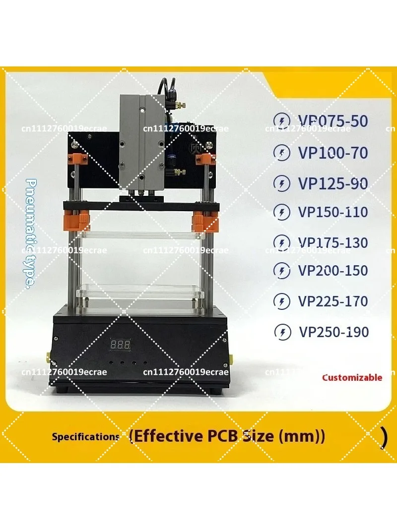 Pneumatic PCB Jig Universal Test Frame PCBA Tester Fixture Stroke 60MM ICT Circuit Board Test