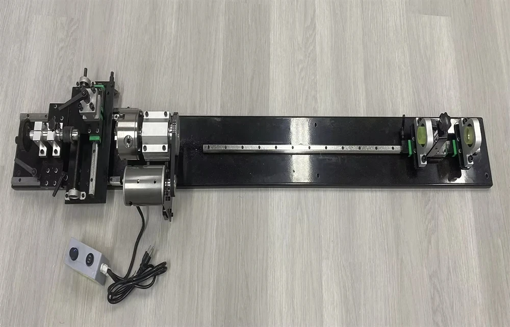 Professional Light  Lathe New Condition Horizontal Shift Rail Repair Machine for Pool Cue Snooker Billiard Core Motor