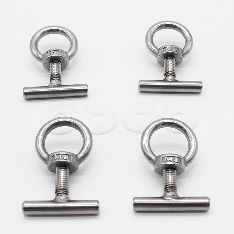 For Multivan T5 T6 Car Nut Locking Rail Load Fixing 7H5883189E Silver Fixing Eye Bolt Lashing Eye