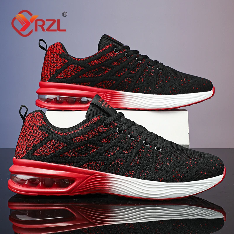 

YRZL Summer Men Sneakers Lightweight Breathable Mesh Outdoor Casual Shoes Fashionable Tennis Training Shoes Man Shoes