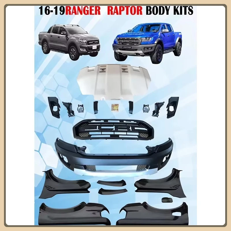 

Upgrade Body Kit for 2020 Ford Ranger Raptor Front & Rear Bumper in Plastic New Condition Car Parts