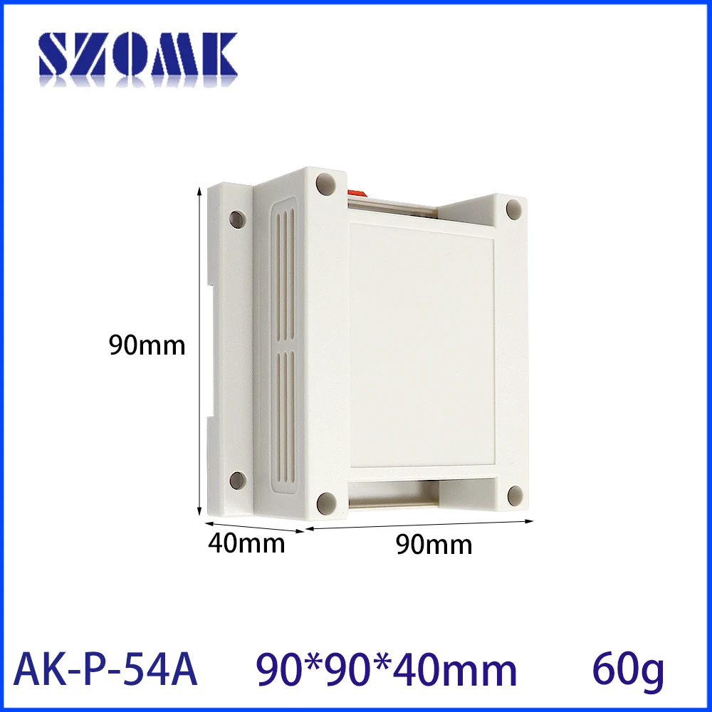 128-5.08 Terminal 9-Bit Bilateral Over-Line Box Rail Type Housing Instrument Electronic Enclosure Junction Box With Terminals