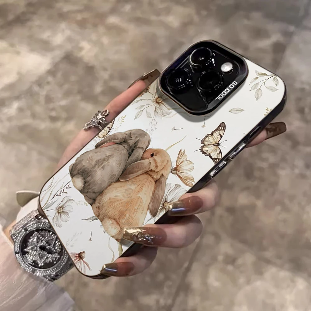 Niedliche Erdbeer-Häschen-Handyhülle für Xiaomi Redmi Note 17 Pro Max Hüllen Redmi Mi 11 Lite 5G 14 15 14T 15T 13T Pro Drop Fundas – Detail 2