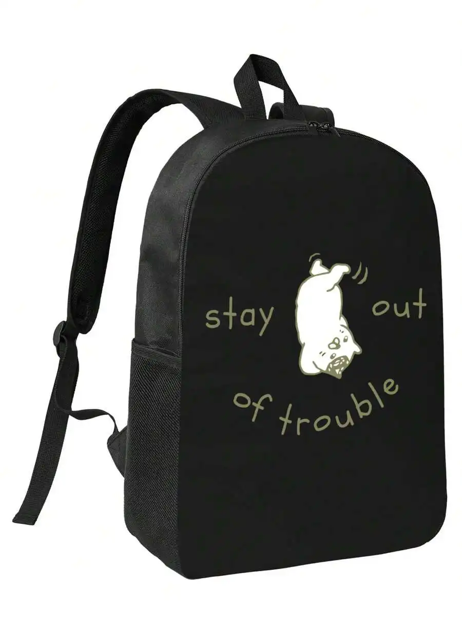 

Stay Out Of Trouble Waterproof Backpack Large Capacity Anti-Theft Laptop Bag Travel School College Work Casual Lightweight