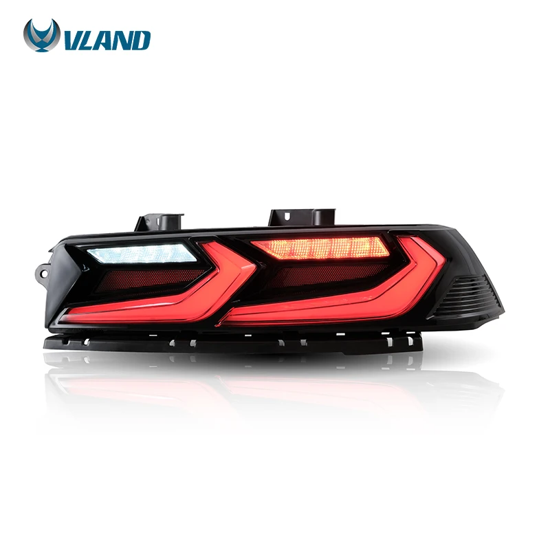 

VLAND LED Rear Tail Light Taillights Sequential Turn Signal Assembly 2014 2015 Tail Light for Chevrolet Camaro Auto Lamps