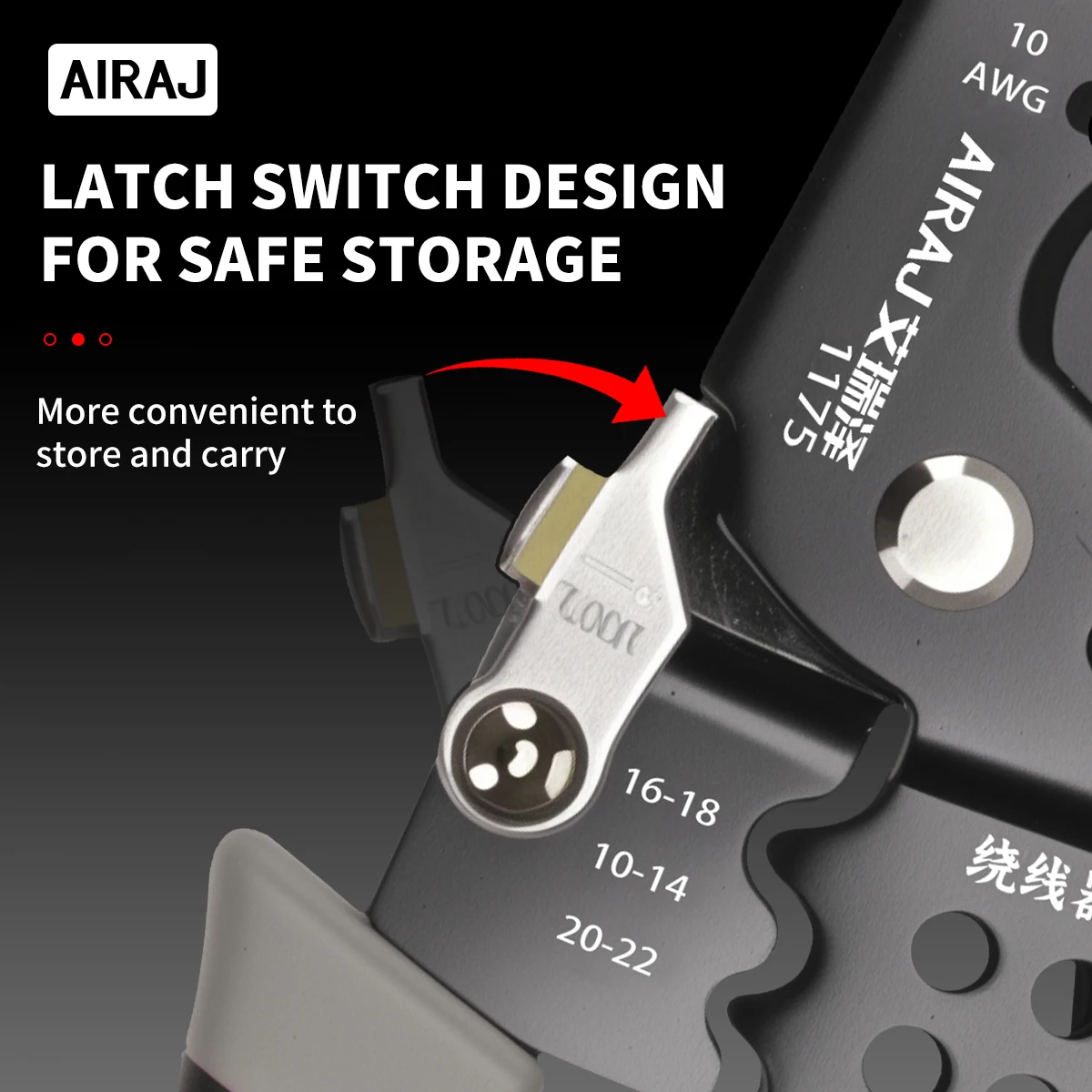 AIRAJ Electric Stripper Pliers，multifunction Hand Tools Choice，tools for Mechanic，toughbuilt Crimper and Stripping Specialized
