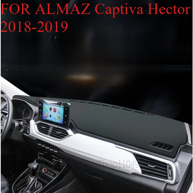 FOR ALMAZ Captiva Hector 2018-2019 Car Dash Mat Dashmat Dashboard  Cover Sun Shade Dash Board Cover Carpet  Accessories
