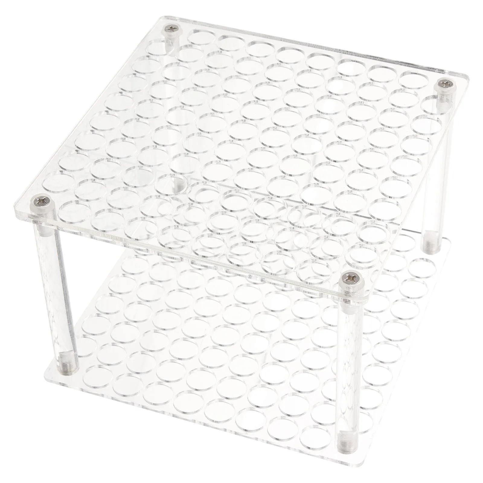 Pen Display Holder Acrylic Rack Organizer Clear Multi Holes Sturdy Long Lasting Makeup Brushes Markers Paintbrushes Desktop