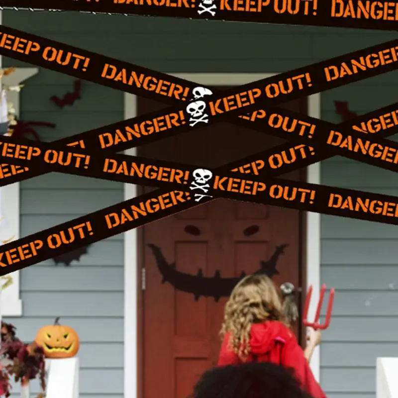 Halloween Caution Tape Safety Signs Caution Fright Tape Halloween Danger Tape Crime Scene Tape Warning Tape Halloween