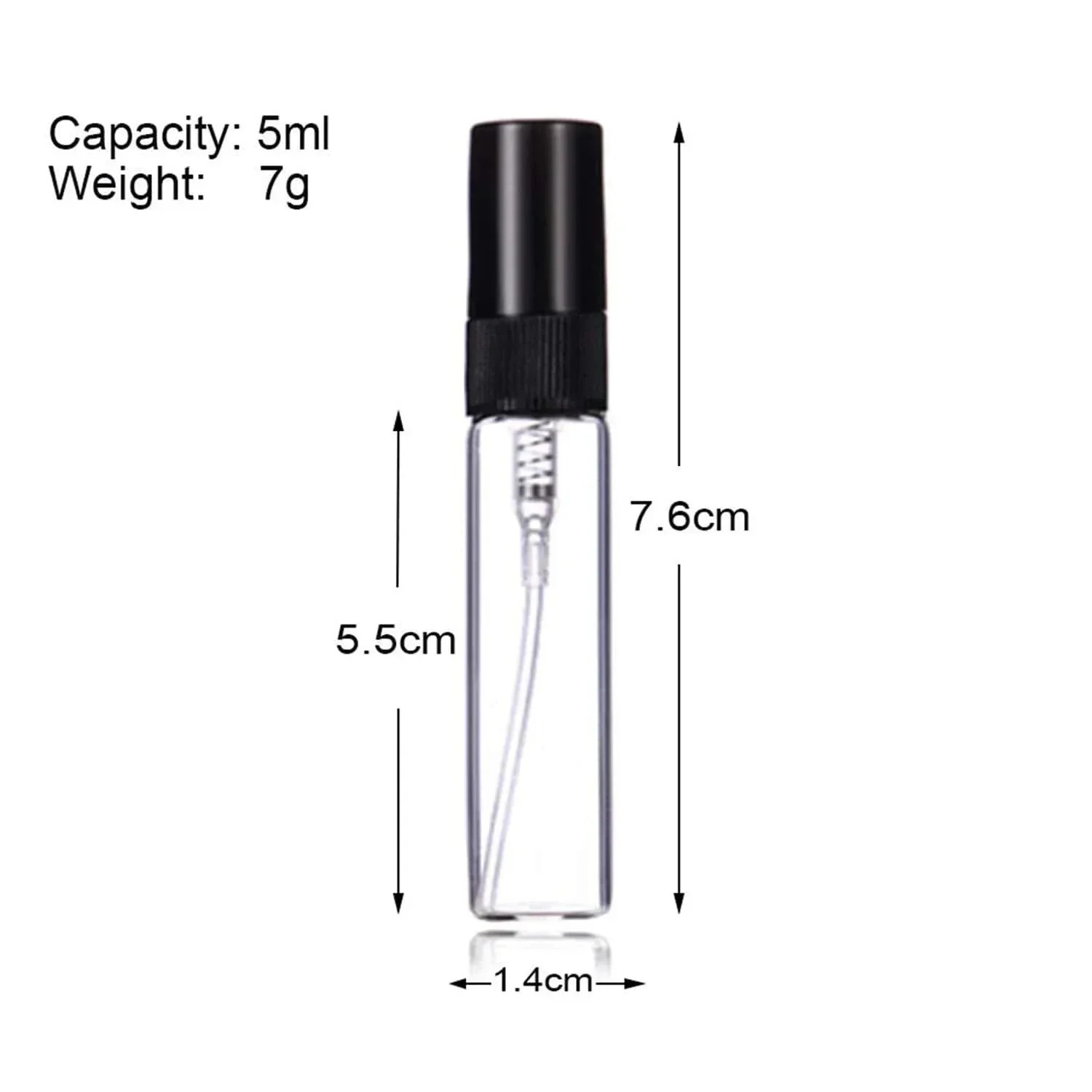 2 Droppers 4 Accessories vvocci Mini Bottles Perfume Spray Glass with 20 Spray Bottles 20pcs 5ml  2 Funnels