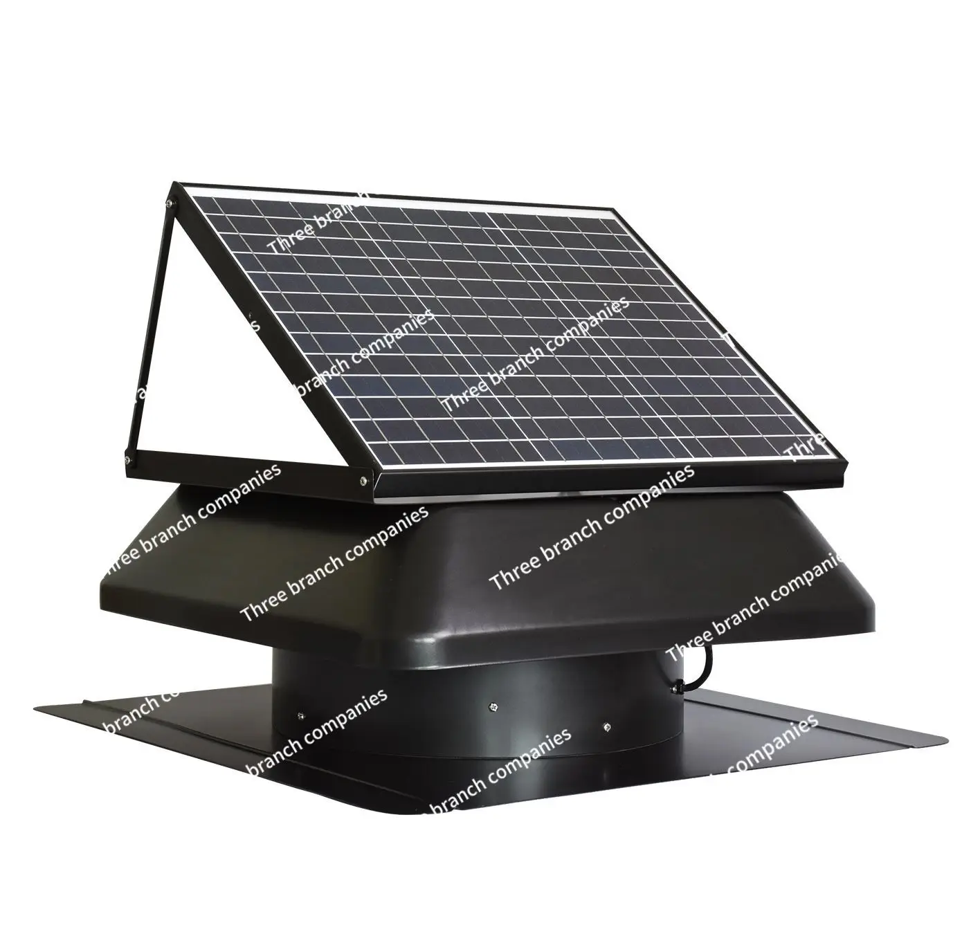 

High Performance Powerful Solar Attic Roof Top Ventilation Exhaust Fan For Factory / Workshop Warehouse