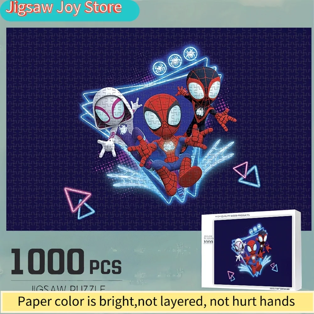 

Authorized Marvel, Themed Around The Classic Comic Movie Character Spider-,Puzzle, Suitable for Office Desk Puzzles, a Fun Ga