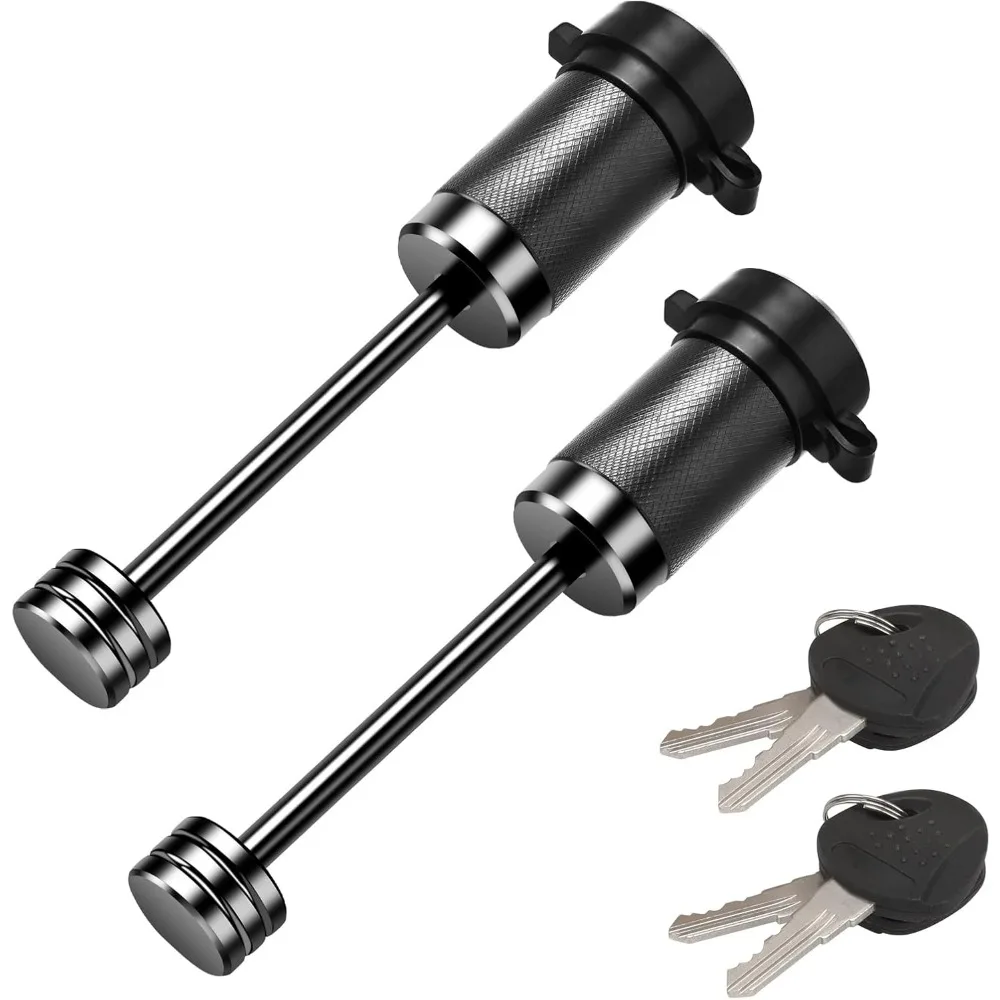 

Heavy Duty Trailer Coupler Lock 1 4 Inch Pin 3 1 2 Inch Span for Latch Type Coupler Towing Security 2 Pack