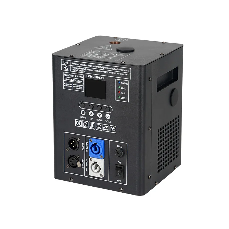 Stage electronic flower blowing machines, cold flame machines, and salute machines