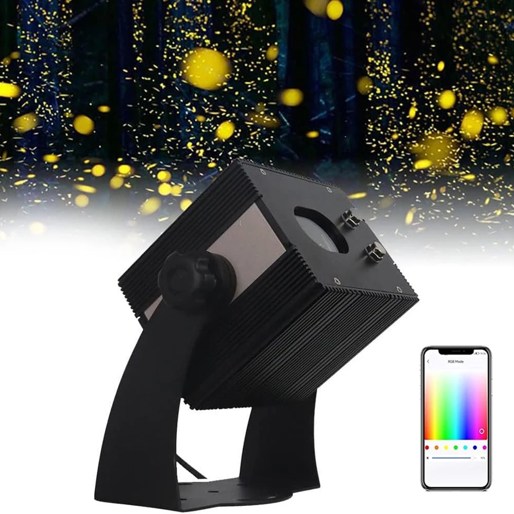 

Intelligent APP Control Christmas Dynamic Projection LED Landscape Lights IP65 Mobile Starry Lights for Outdoor Garden Courtyard