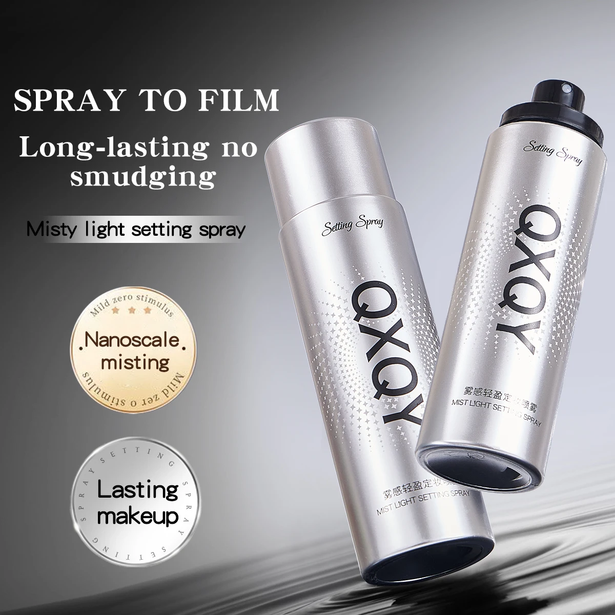 Spray fixateur de maquillage pour le visage, brume Fine légère, longue durée, imperméable, hydratant, Portable, 100ml