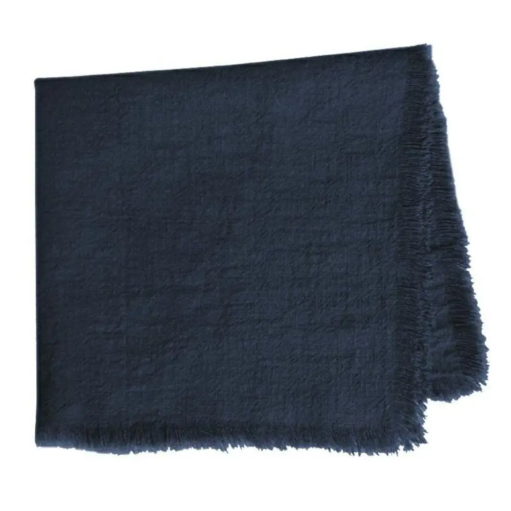 

Party Supply Table Decoration Linen Napkin Solid Color Vintage Cotton Napkin Retro Soft Placemats Home