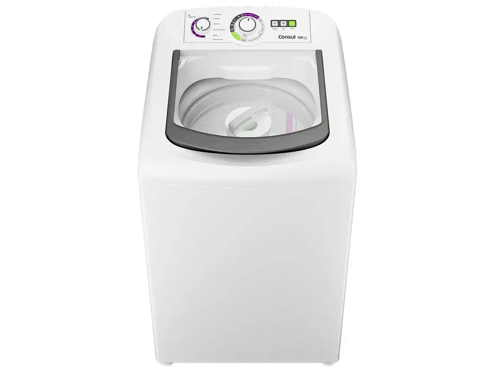 Lavadora de Roupas Consul 10kg 16 Programas de Lavagem Branca CWB10BB - 220V