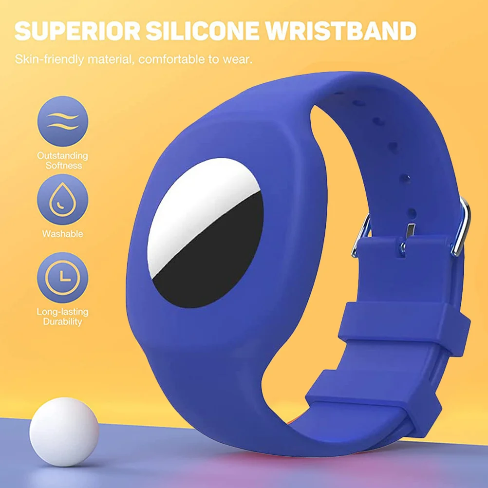 

Protection Case Silicone Tracking Watch Band Shockproof Scratch Resistant Durable Soft Skin Friendly Washable