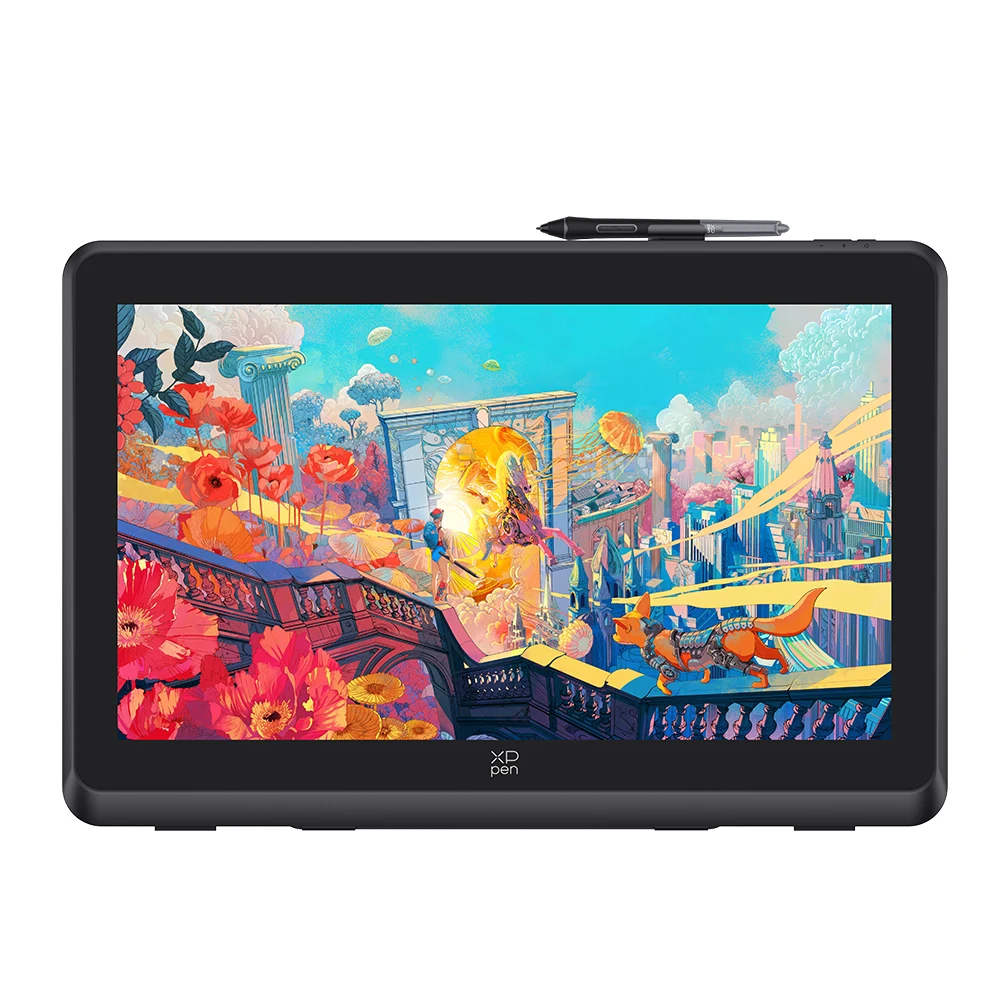 XPPen Artist 22 Plus Graphics Tablet Monitor 16K Pressure Levels X3 Pro Smart Stylus 22-inch 130% SRGB for Android Windows Mac image 3