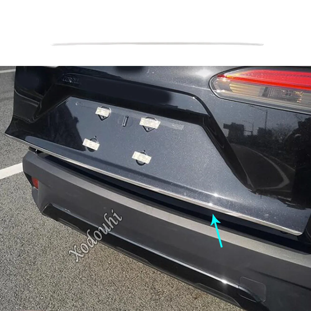 

Stainless Steel Car Rear Door Trunk Lid Tailgate Strip Trim Exterior Accessories For Toyota Corolla Cross XG10 2022 2023 2024+