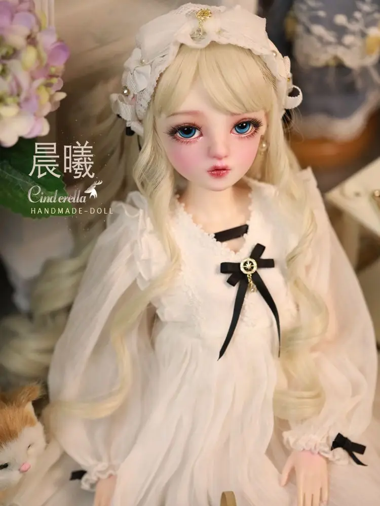 60 cm Fairy Style BJD Doll  the Best Gift for Girls Hand -painted Makeup Vinyl Dolls Replaced Beautiful Dressing Dolls with Wigs