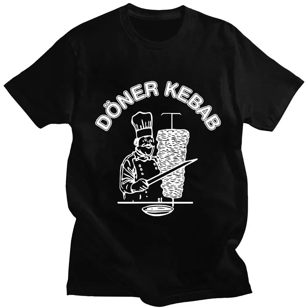 Doner Kebab T Shirt Funny Graphic T-shirt Men Women Teens Cotton Short Sleeve T-Shirts Harajuku Streetwear Summer Casual Tees