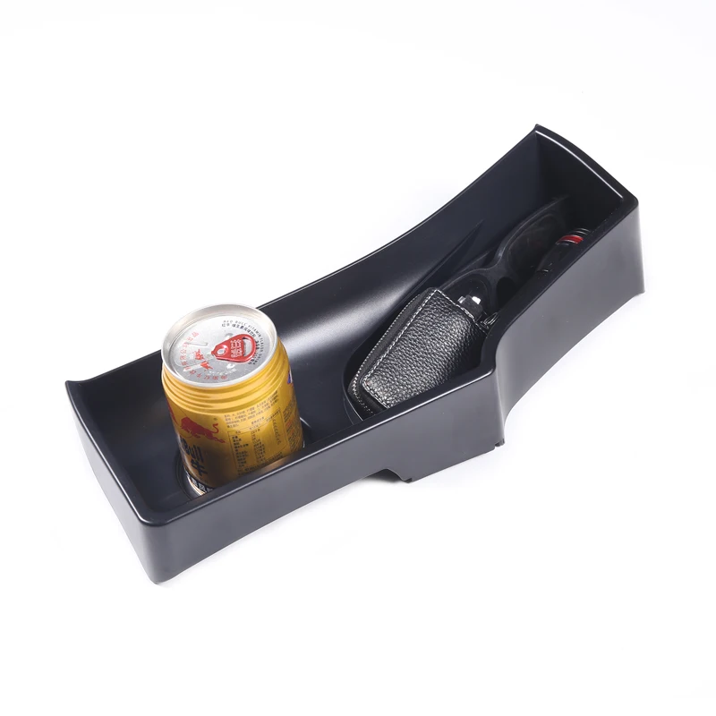 ABS Black Car Central Control Water Cup Holder Storage Box Multifunctional Storage Box For Toyota Tundra 2007-13 Car Accessories