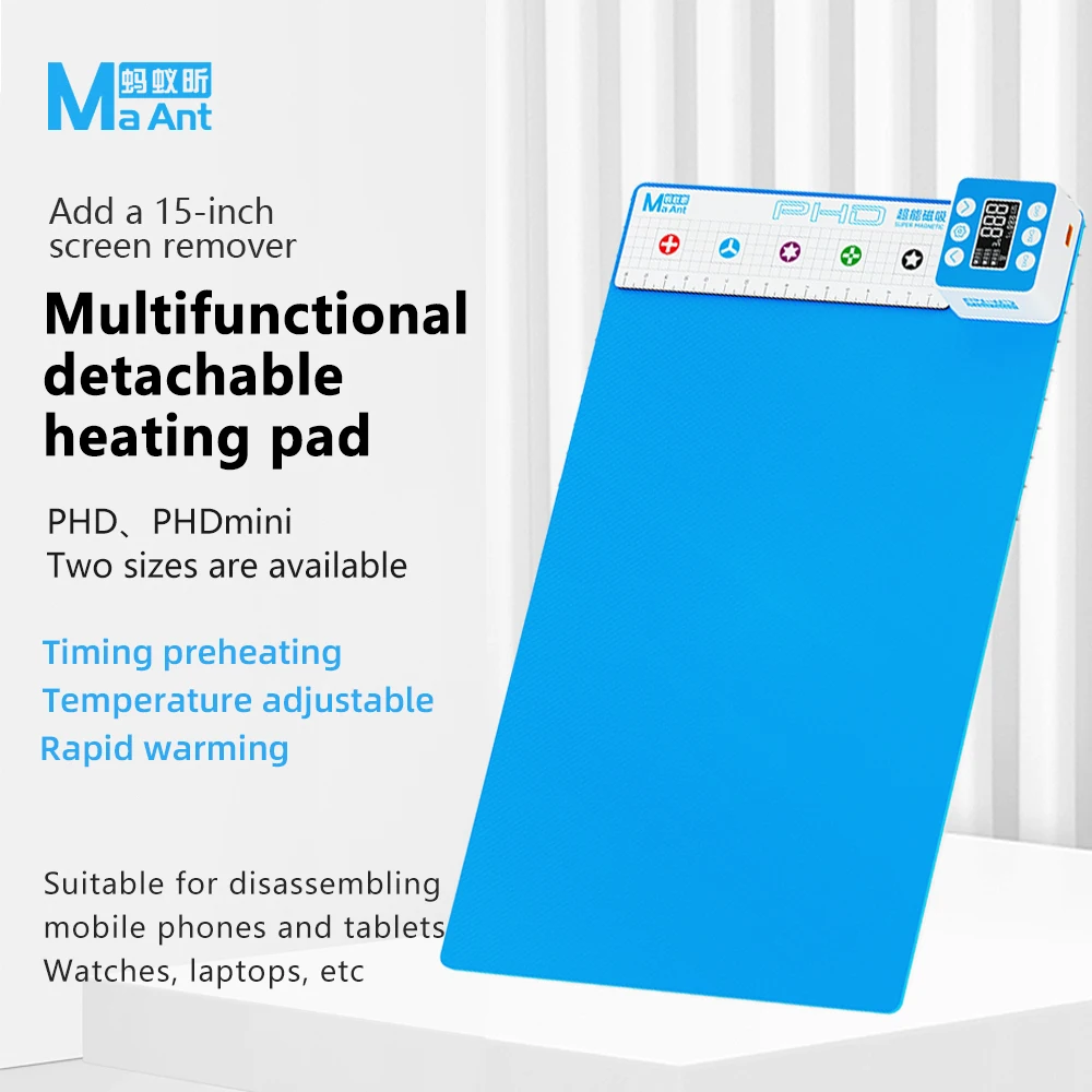 MaAnt PHD 15 Inches Multi-function Constant Temperature Heating Pad Screen Removal For iPhone Android iPad Repair Screen Disasse