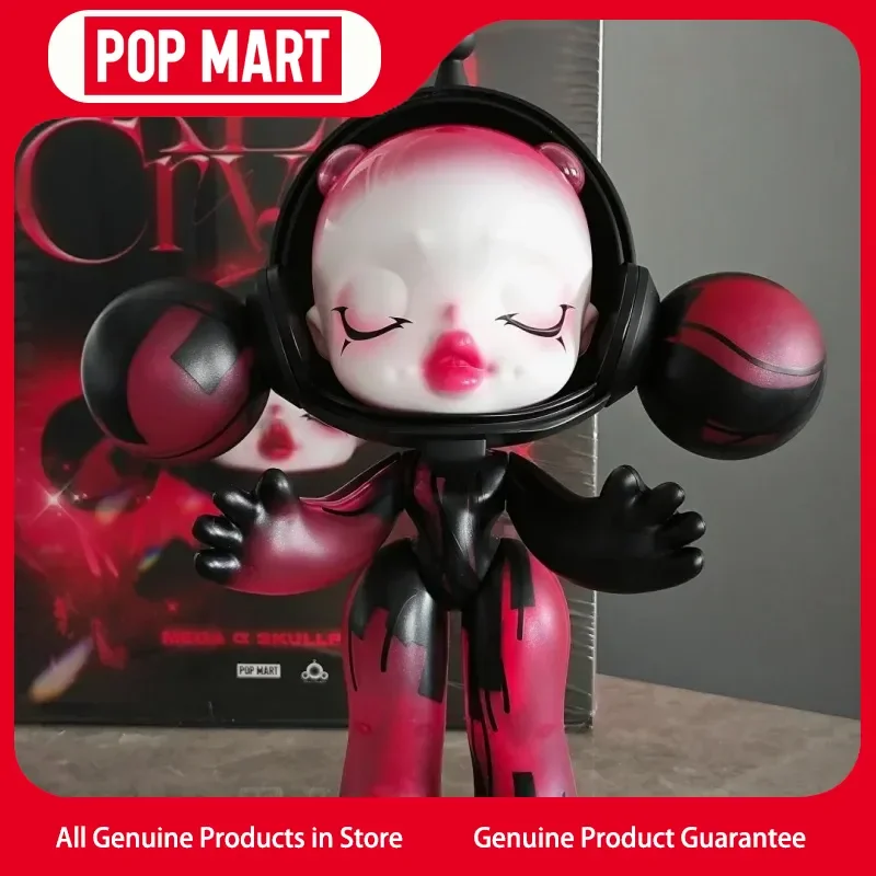 

Подлинный Pop Mart Mega α Skullpanda 400% красный кристалл модный подарок украшения подарки на день рождения для девочек загадочная коробка модные игрушки