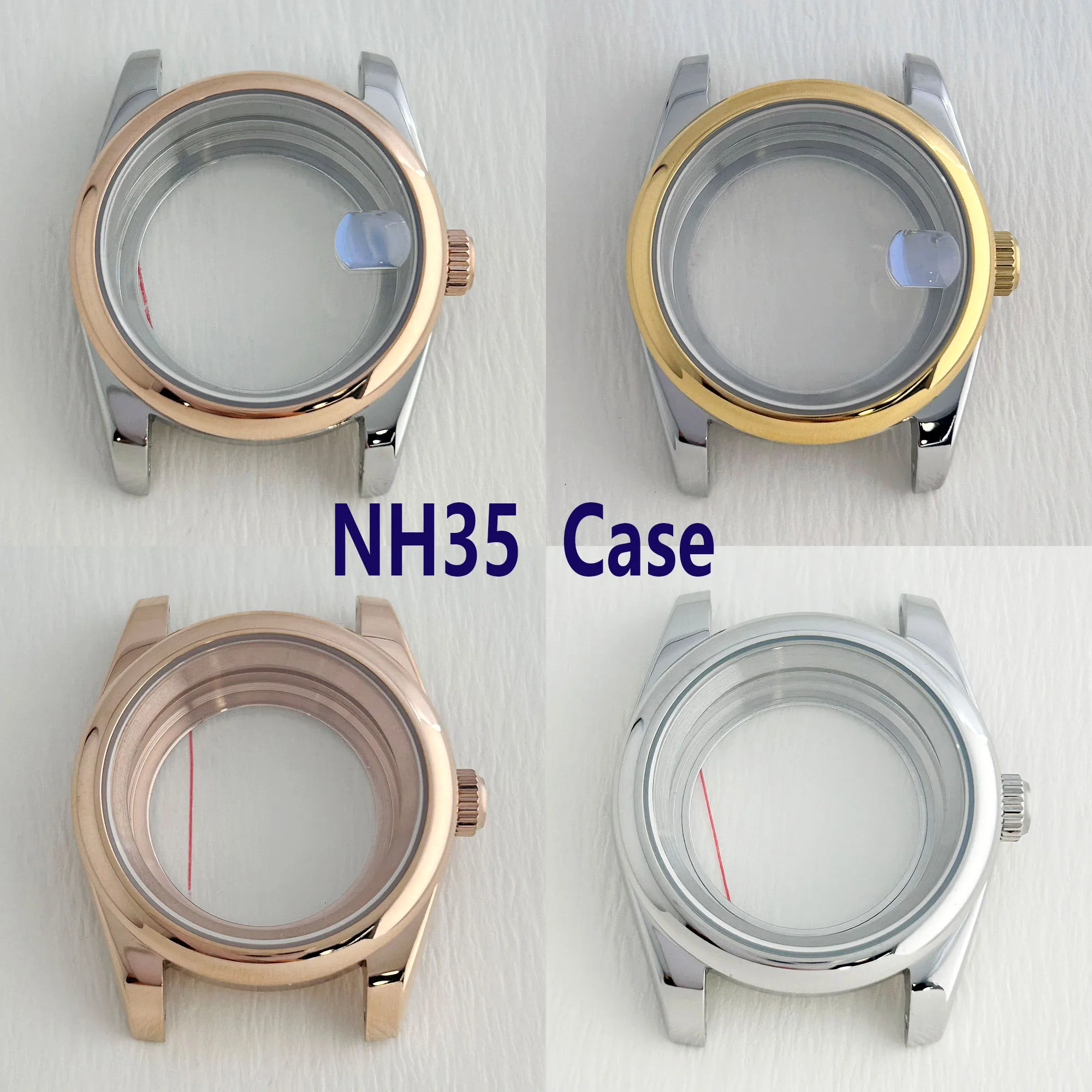 

NH35 Watch Case 36mm/39mm Watch Case automatic mechanical sapphire glass men watch fit NH35 NH Series movement tool ﻿