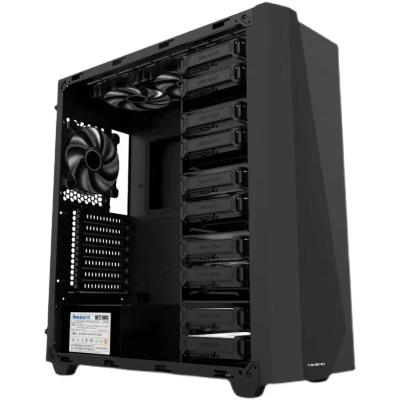Desktop computer server storage cases do not require removing the 3.5-inch hard drive tray