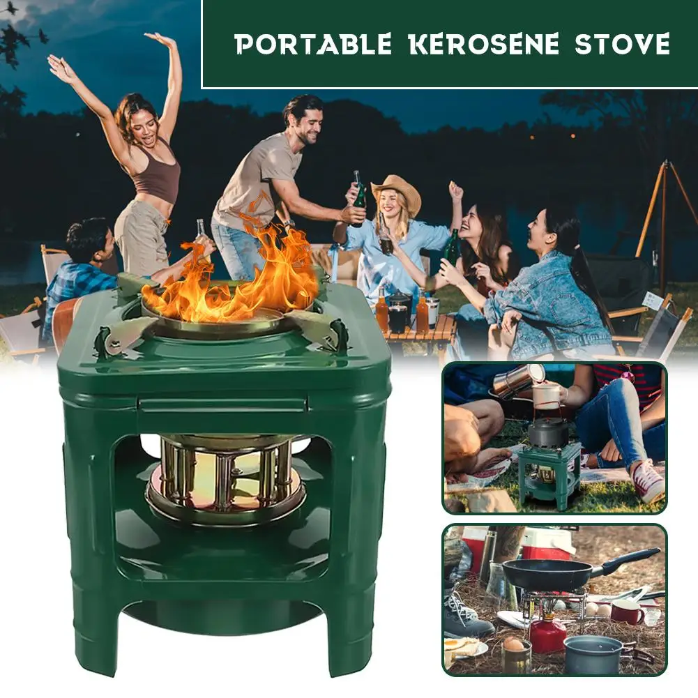 

Camping Heater Stove 138 Styles 8-Core Integrated Kerosene Diesel Outdoor Picnic Boiler 2-3 People